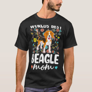 Worlds Best Beagle Mum Dog T-Shirt