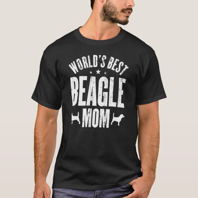 Worlds Best Beagle Mum T-Shirt (Front)