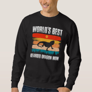 World's Best Bearded Dragon Mum Reptile Lizard Gec Sweatshirt