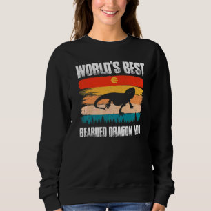 World's Best Bearded Dragon Mum Reptile Lizard Gec Sweatshirt