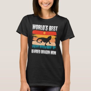 World's Best Bearded Dragon Mum Reptile Lizard Gec T-Shirt