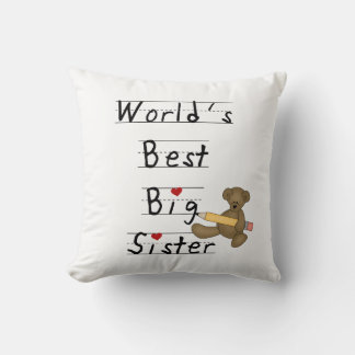 World's Best Big Sister Gifts Cushion