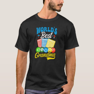 Worlds Best Bingo Grandma Bingo Queen T-Shirt