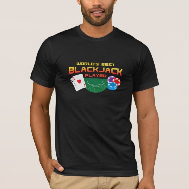 World's Best Blackjack Player T-Shirt (Front)