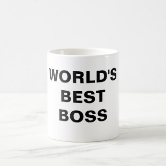 WORLD'S BEST BOSS COFFEE MUG