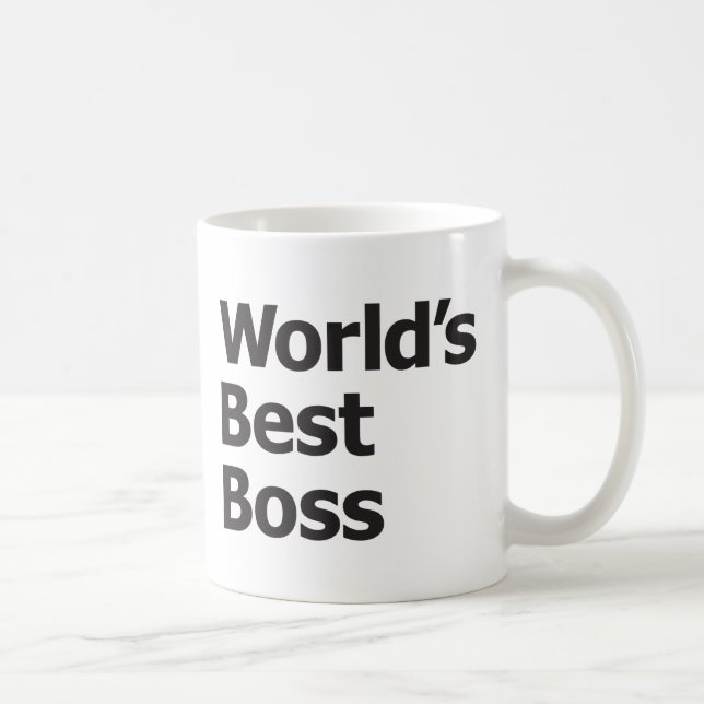 World's Best Boss Coffee Mug (Right)