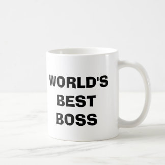 WORLD'S BEST BOSS COFFEE MUG