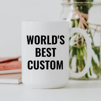 World's Best Boss Custom Mug Template office gifts
