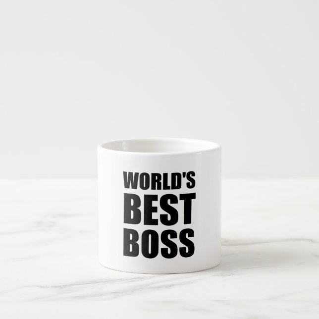 Worlds Best Boss Espresso Cup (Front)