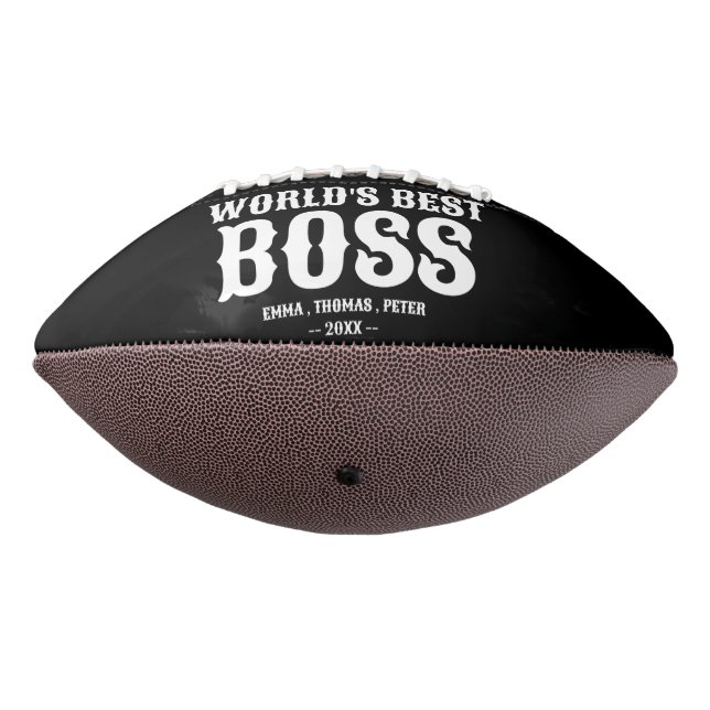 World's Best Boss for Boss Day Gift Football (Rotated 270)