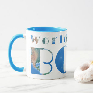 World's Best Boss, Global Physical Map Mug