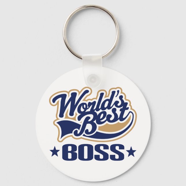 Worlds Best Boss Key Ring (Front)