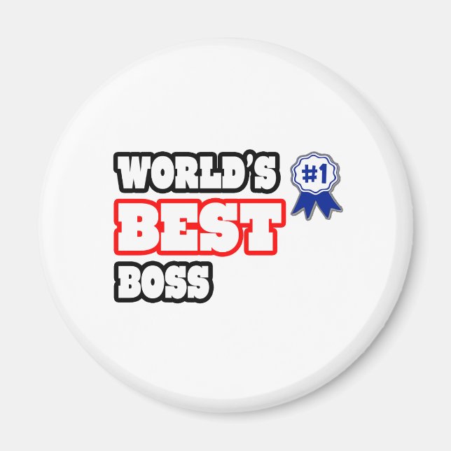 World's Best Boss Magnet (Front)