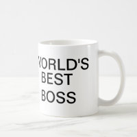 World's Best Boss Mug