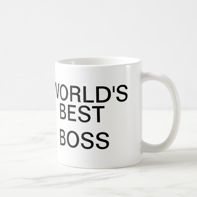 World's Best Boss Mug (Right)