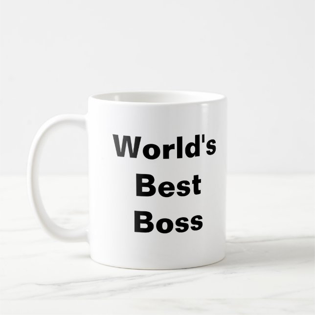 World's Best Boss Mug (Left)