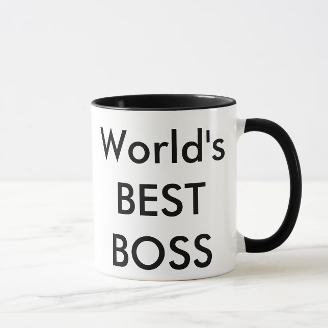 world's best boss mug (Right)