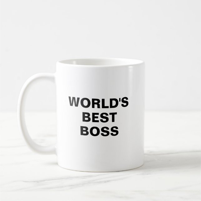 World's Best Boss Mug (Left)