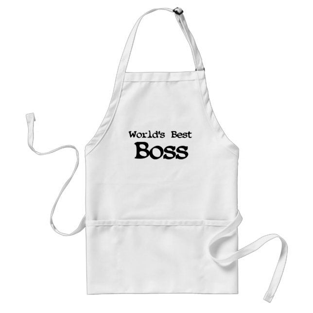 Worlds Best Boss Standard Apron (Front)