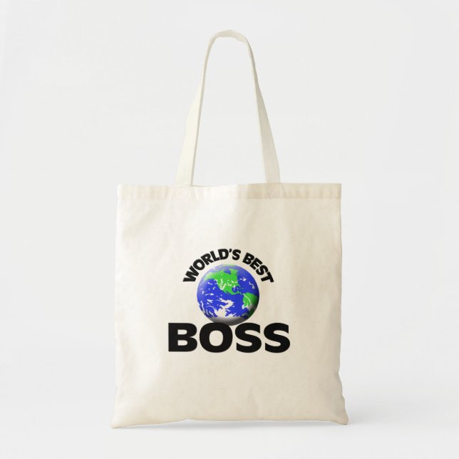 World's Best Boss Tote Bag (Front)