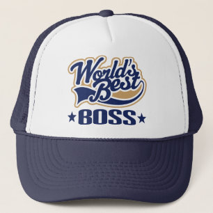 Worlds Best Boss Trucker Hat
