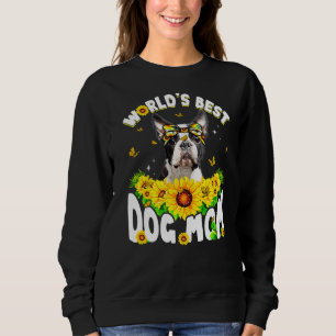 World's Best Boston Terrier Dog Mum Mother's Day Sweatshirt