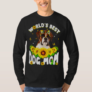 World's Best Boxer Dog Mum Funny Mother's Day 1 T-Shirt