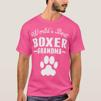 World'S Best Boxer Grandma T-Shirt