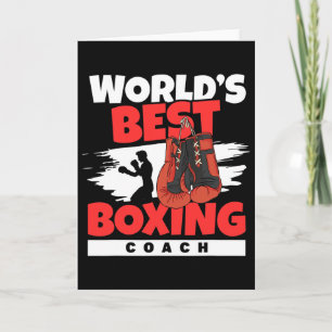 World's Best Boxing Coach Boxing Club Kickboxing B Card