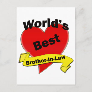 World's Best Brother-In-Law Postcard