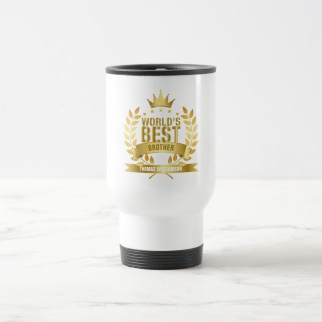 World's Best Brother Travel Mug (Center)