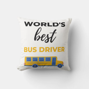 World's Best Bus Driver bl Cushion