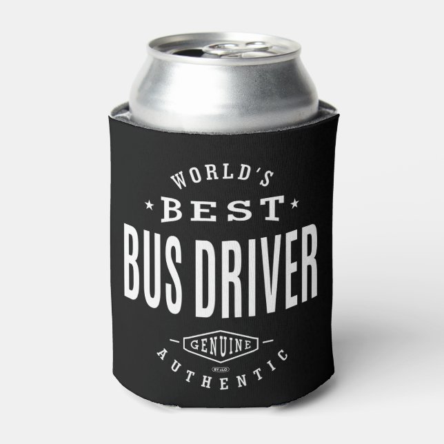 World's Best Bus Driver Can Cooler (Can Front)