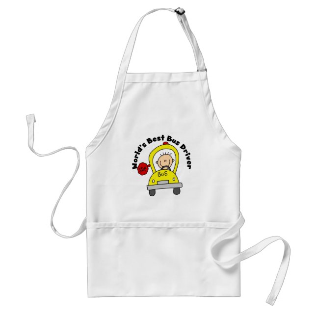World's Best Bus Driver Standard Apron (Front)