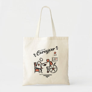 World's best Caregiver & Person in Wheelchair Tote Bag