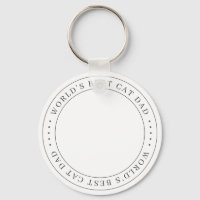 World's Best Cat Dad Classic Simple Photo