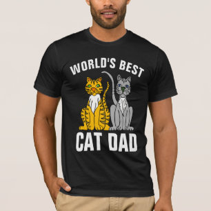 WORLD'S BEST CAT DAD t-shirts tees