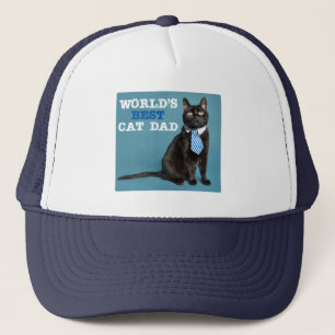 World's Best Cat Dad Trucker Hat