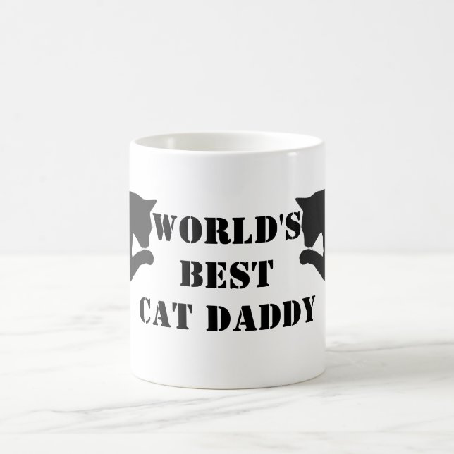 World's Best Cat Daddy Coffee Mug (Center)