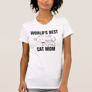 WORLD'S BEST CAT MOM T-shirts