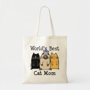 World's Best Cat Mom Tote Bag