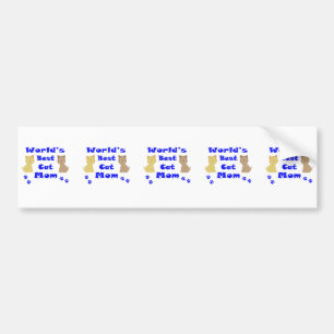 World's Best Cat Mum Bumper Sticker