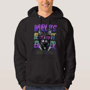 World's Best Cat Mum Ever Electronic Music Cool Wo Hoodie