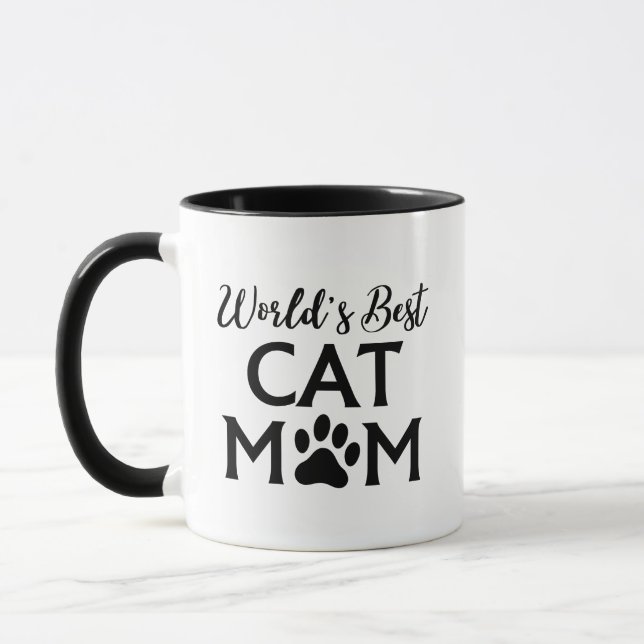 World's Best Cat Mum Mug (Left)