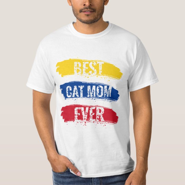 World's Best Cat Mum T-Shirt (Front)