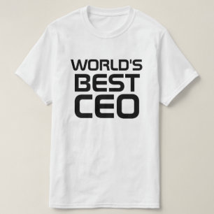 World's Best CEO Personalised Gift for CEO Boss T-Shirt
