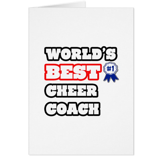 World's Best Cheer Coach (Front)