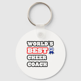 World's Best Cheer Coach Key Ring