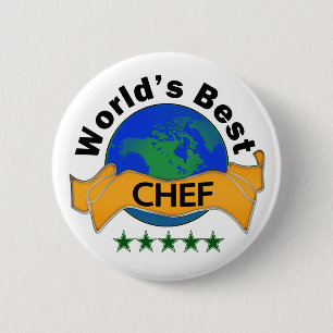 World's Best Chef 6 Cm Round Badge