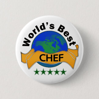 World's Best Chef 6 Cm Round Badge